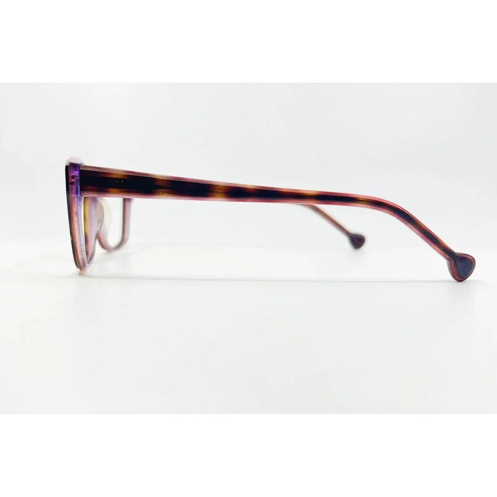 Lisa Loeb Eyewear Eyeglasses Women Tortoise Violet Clever 161 50-16-135
